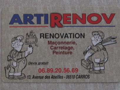 Artirenov, Maçon à Carros