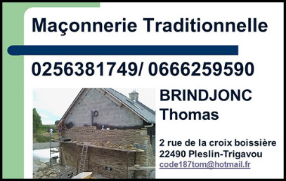 Brindjonc Maçonnerie Maçon à Pleurtuit