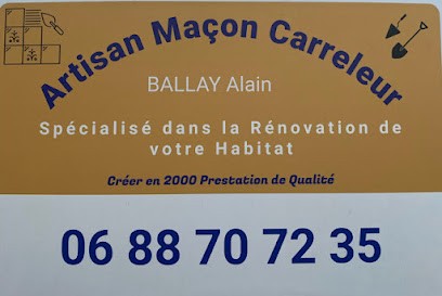 Artisan Maçon Carreleur Ballay Alain, Maçon à Perpignan