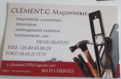 CLEMENT.C Maçonnerie, Maçon à Cherves