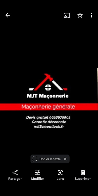 MJT Maçonnerie Jérémy Martinez, Maçon à Sorgues