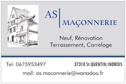 AS MACONNERIE, Maçon à Saint-Quentin-sur-Indrois
