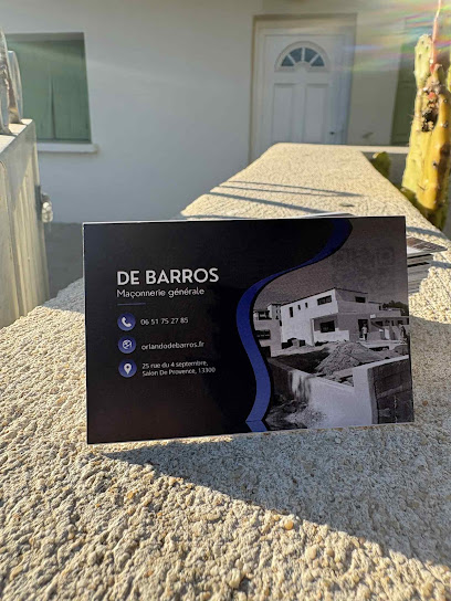 De Barros, Maçon à Salon-de-Provence