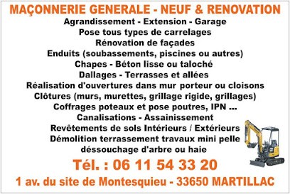 Bey Alain, Maçon à Martillac