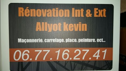 Rénovation Int&Ext Allyot Kevin, Maçon à Chissey-en-Morvan