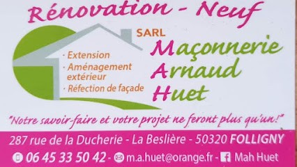 M.A.H, Maçon à Folligny