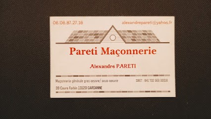 Pareti Maçonnerie, Maçon à Éguilles