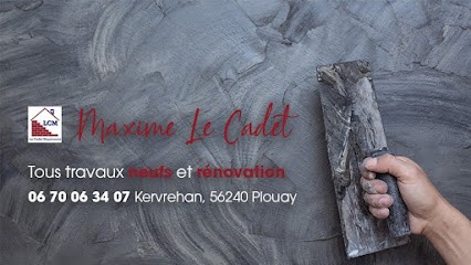 LE CADET maxime, Maçon à Plouay