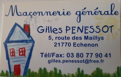 Penessot Gilles, Maçon à Échenon