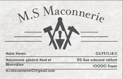 M.S Maconnerie, Maçon à Troyes