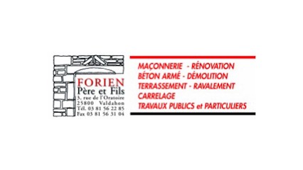 Forien Père Fils Sarl, Maçon à Valdahon