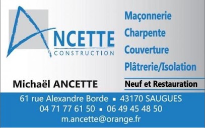 Ancette Construction, Maçon à Saugues