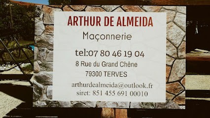ARTHUR DE ALMEIDA, Maçon à Bressuire