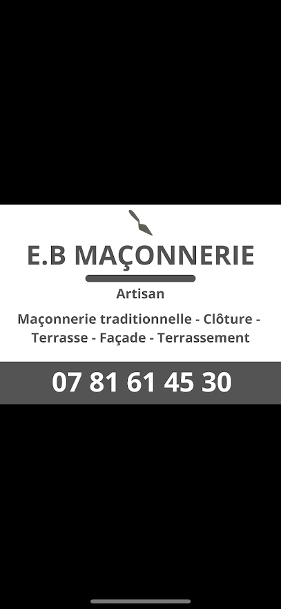 E.b Maçonnerie Maçon à Charly