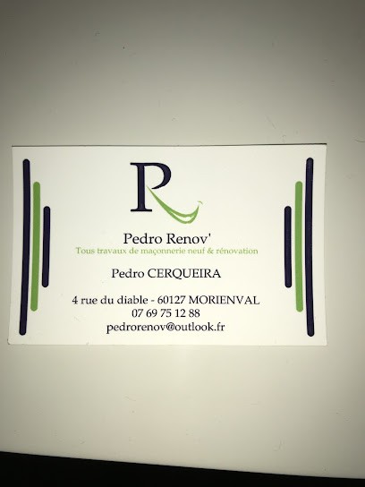 Pedro Renov’, Maçon à Morienval