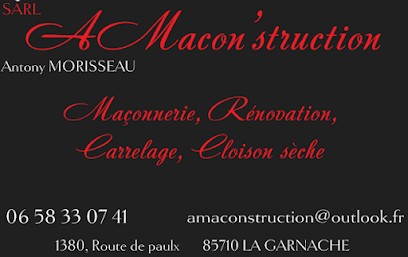 AMacon'struction, Maçon à La Garnache