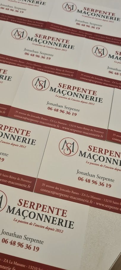Serpente-Maçonnerie, Maçon à Saint-Rémy-de-Provence