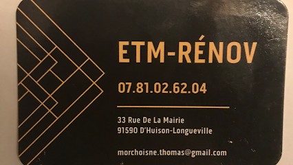 ETM-RENOV, Maçon à D'Huison-Longueville