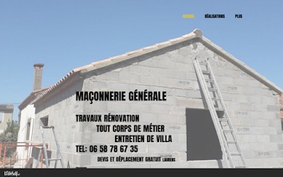 MACONNERIE GENERALE PACA LAURENS FRANCK, Maçon à Cabannes