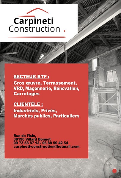 Carpineti Construction, Maçon à Villard-Bonnot