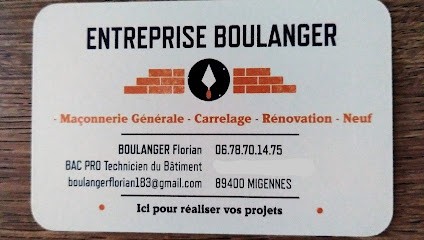 ENTREPRISE BOULANGER, Maçon à Migennes